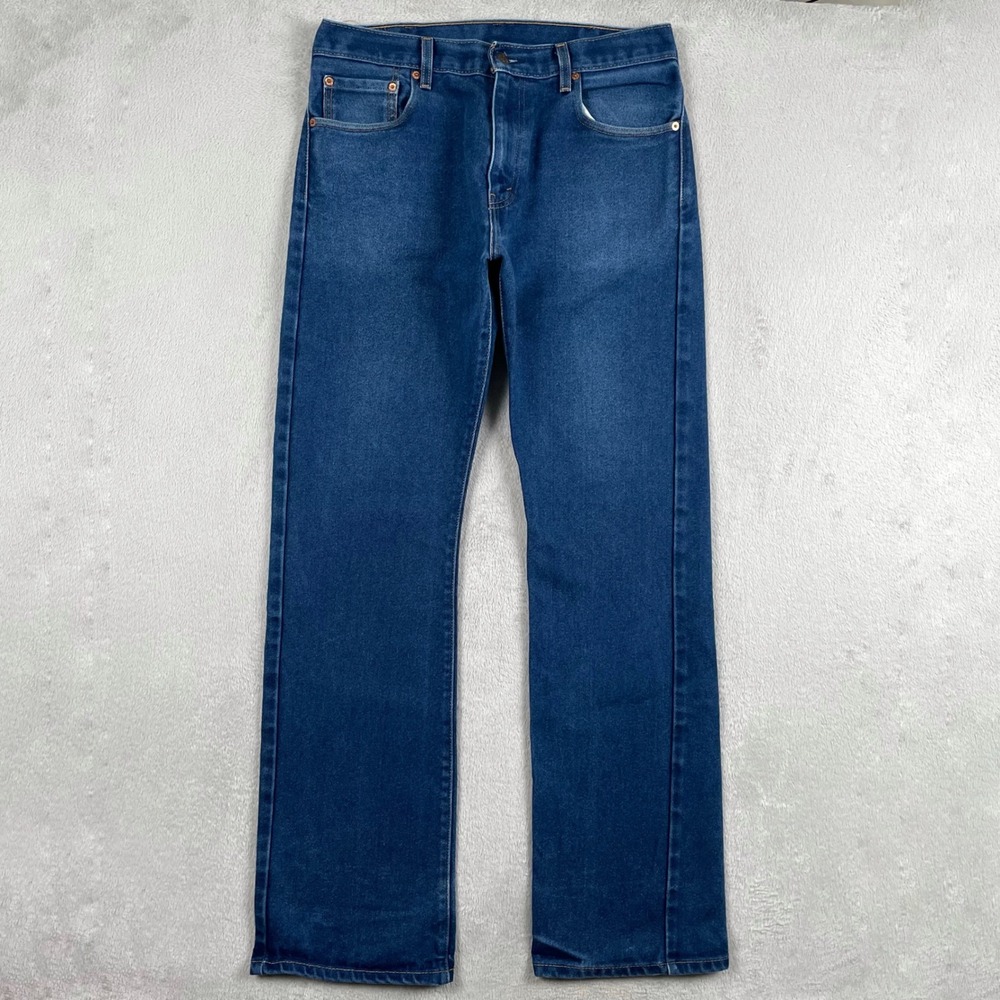 Levi's 517 Bootcut Jeans Mens 34x34 Blue Medium Wash Western Cowboy Rodeo